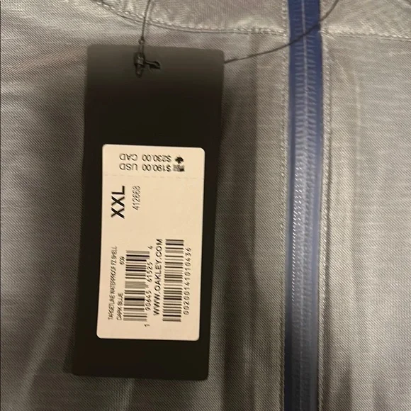 Oakley TARGETLINE WATERPROOF FZ SHELL BREATHABLE WINDPROOF Men's Jacket Sz XXL - Picture 3 of 11